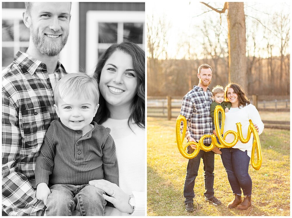 Winter Family Session + Pregnancy Announcement