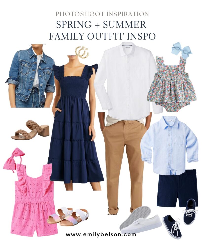 5 Easy Steps to Plan Cohesive Family Photo Outfits + Summer Outfit Inspo 